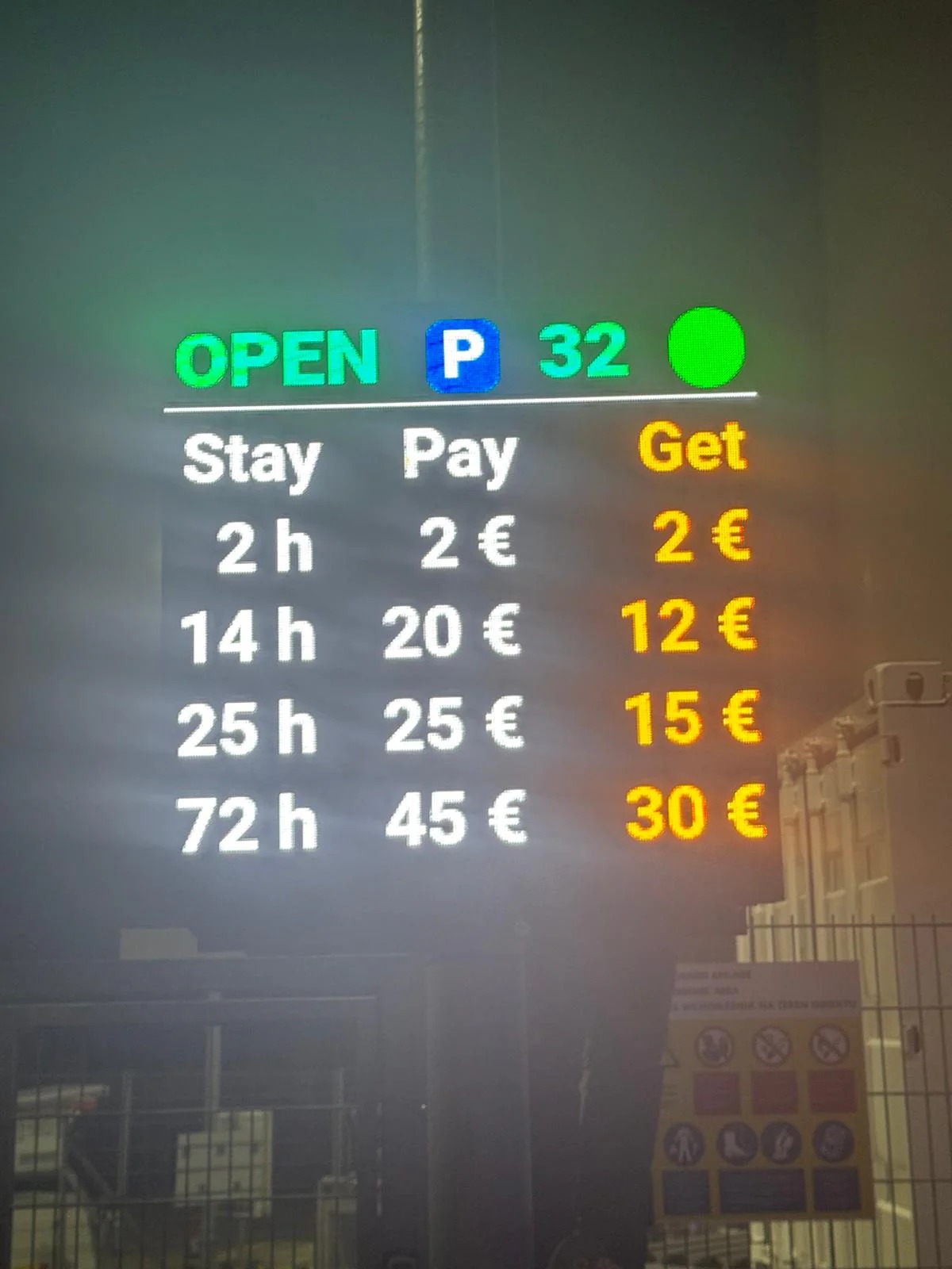 LED-Dashboard mit API-Schnittstelle: Echtzeit-Parkplatzverwaltung für Rastanlagen